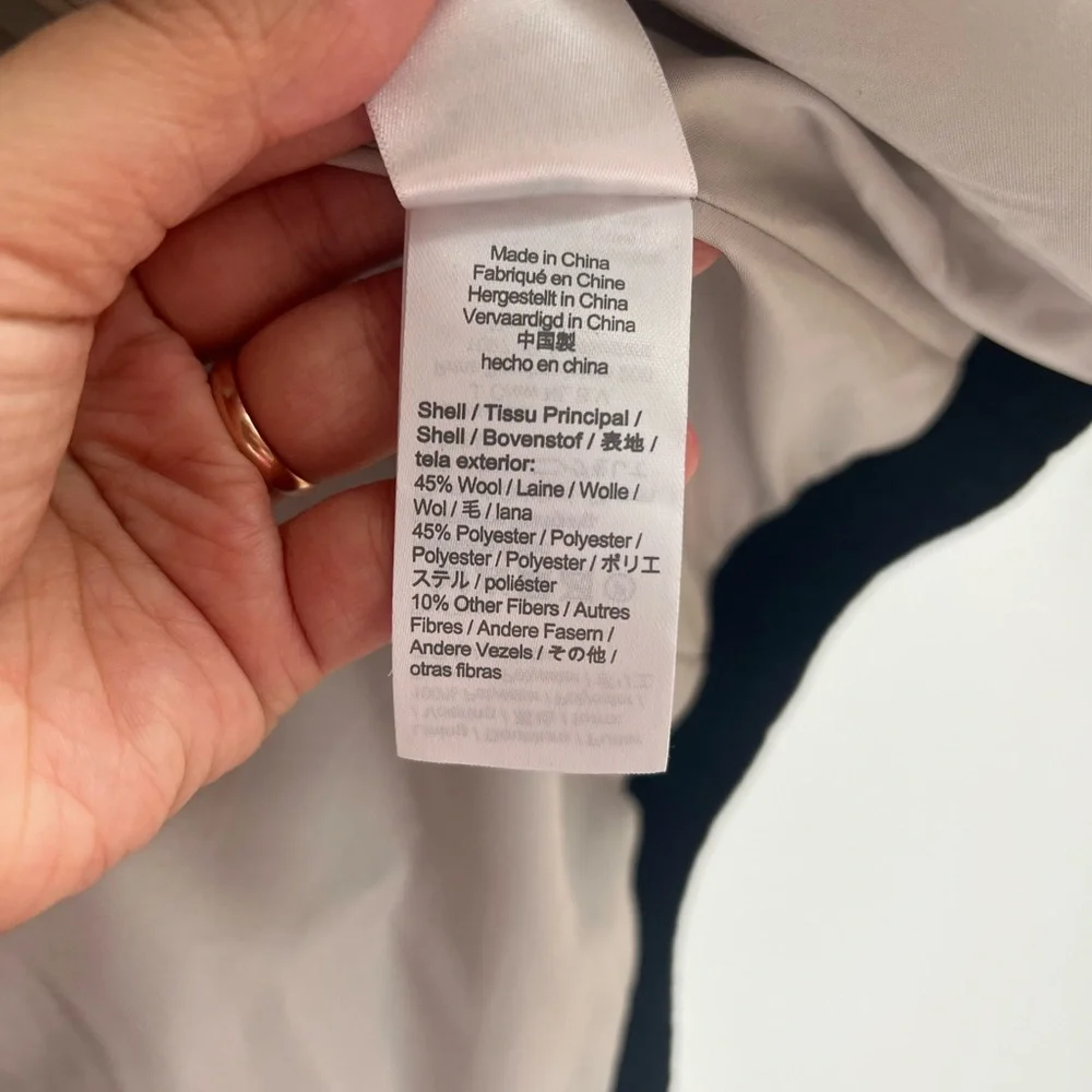 J.Crew Colorblock City Coat in Camel, Gray, & Black Size 04 - Picture 12 of 16